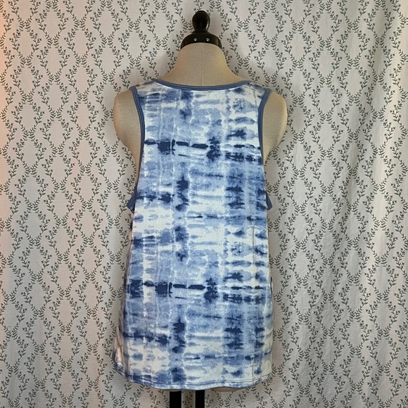Lucky Brand Blue Shibori Style Tank Top - Picture 5 of 5